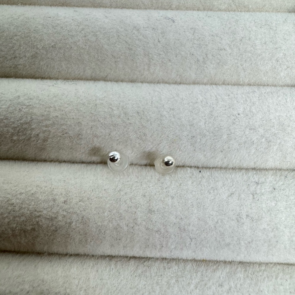 Elegant Silver Stud Earrings